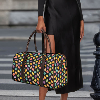 Colorful Macaron Pattern Print Duffle Bag