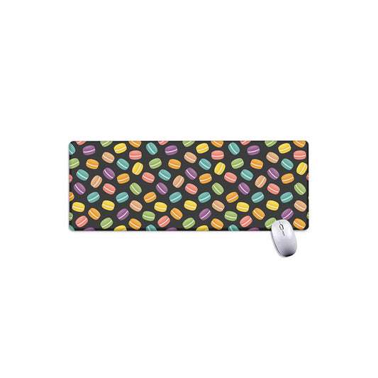 Colorful Macaron Pattern Print Extended Mouse Pad