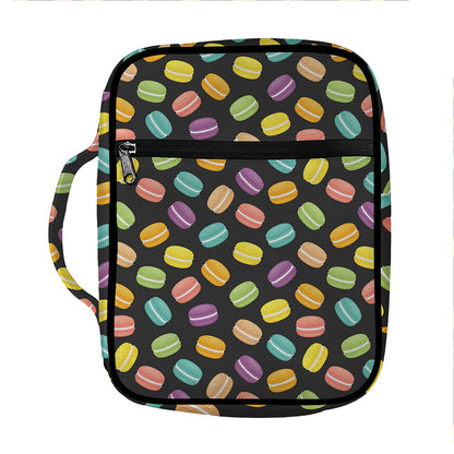 Colorful Macaron Pattern Print Front Pocket Bible Bag