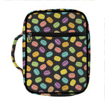 Colorful Macaron Pattern Print Front Pocket Bible Bag