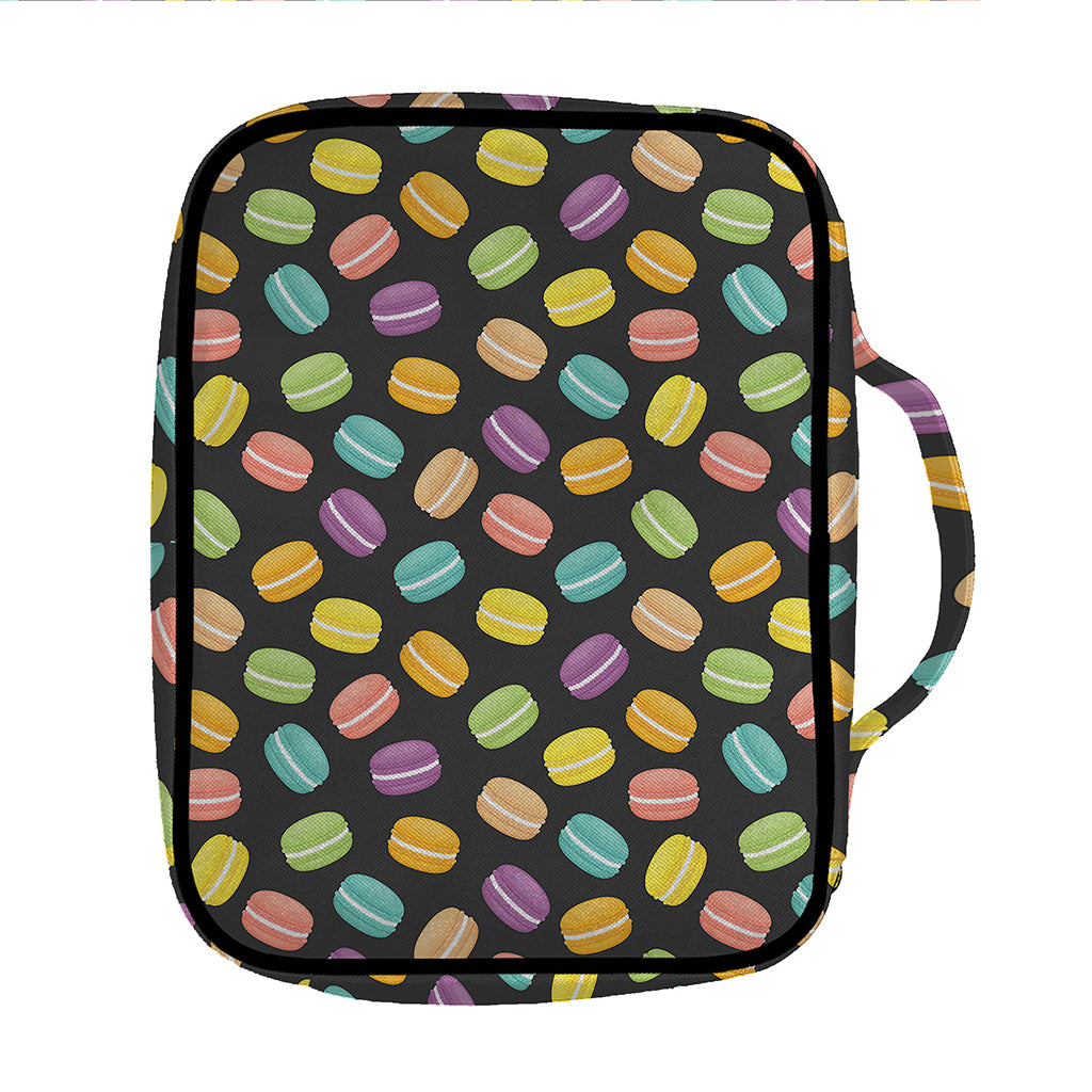 Colorful Macaron Pattern Print Front Pocket Bible Bag