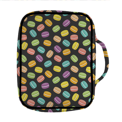 Colorful Macaron Pattern Print Front Pocket Bible Bag