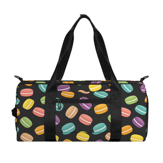 Colorful Macaron Pattern Print Gym Bag