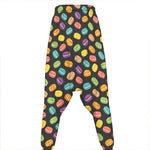 Colorful Macaron Pattern Print Hammer Pants