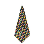 Colorful Macaron Pattern Print Hand Towel