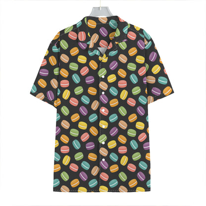 Colorful Macaron Pattern Print Hawaiian Shirt