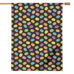 Colorful Macaron Pattern Print House Flag