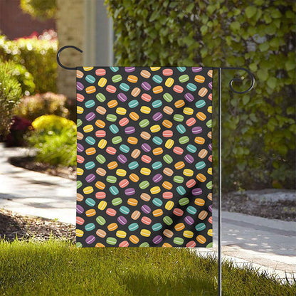 Colorful Macaron Pattern Print House Flag