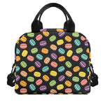 Colorful Macaron Pattern Print Insulated Lunch Bag