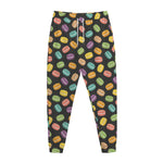 Colorful Macaron Pattern Print Jogger Pants