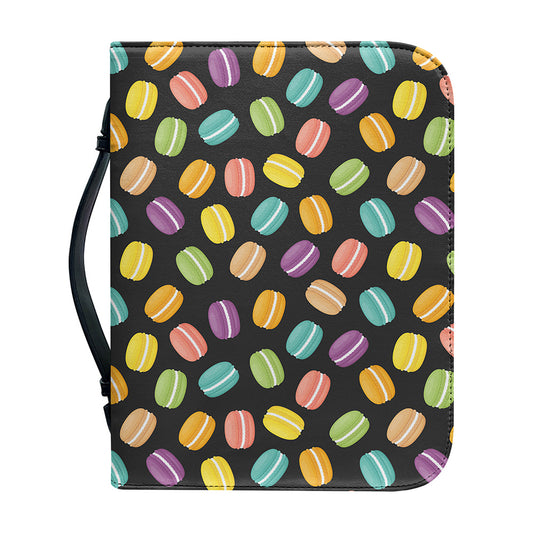 Colorful Macaron Pattern Print Leather Bible Cover