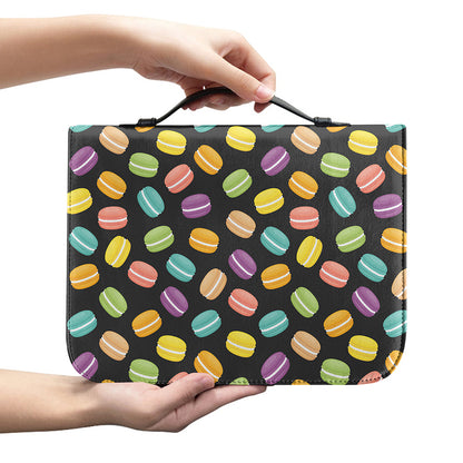 Colorful Macaron Pattern Print Leather Bible Cover