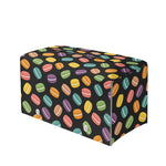 Colorful Macaron Pattern Print Leather Tissue Box Cover