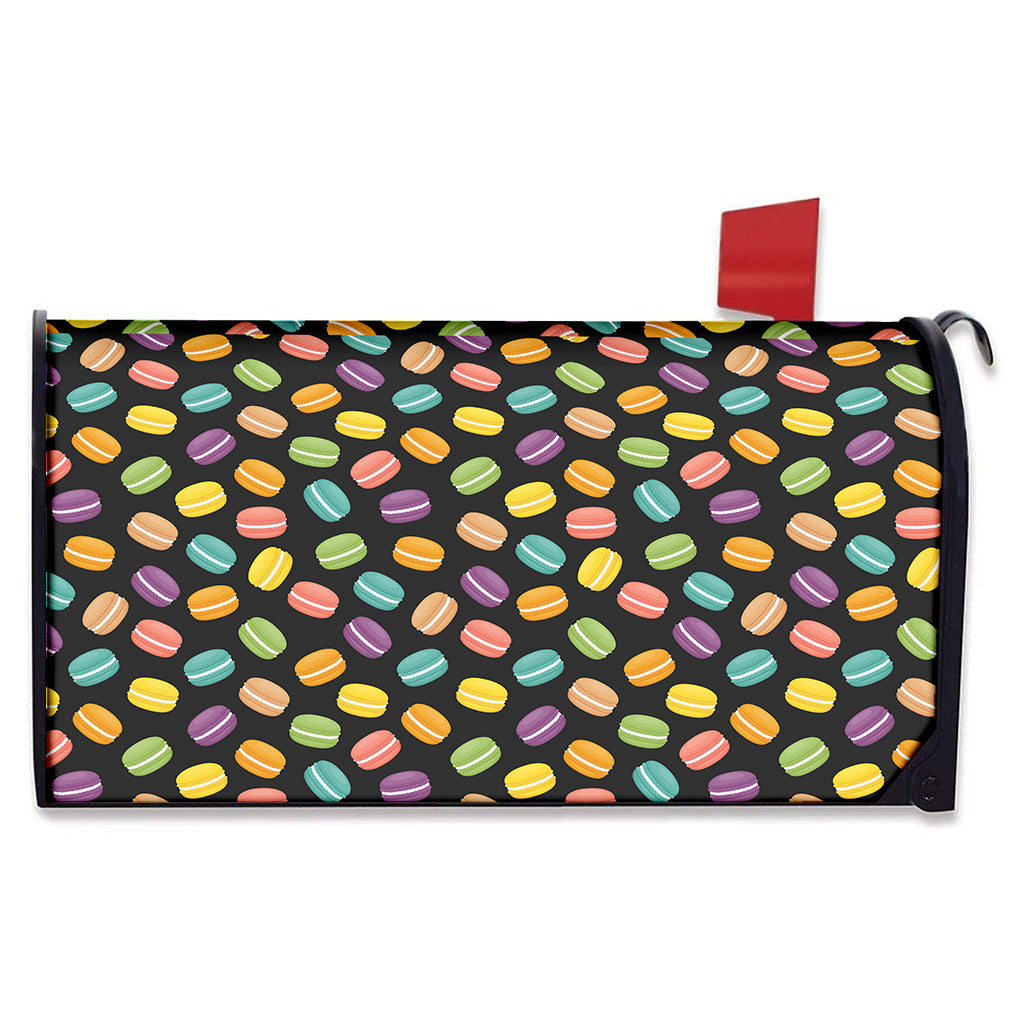 Colorful Macaron Pattern Print Mailbox Cover