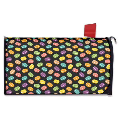 Colorful Macaron Pattern Print Mailbox Cover