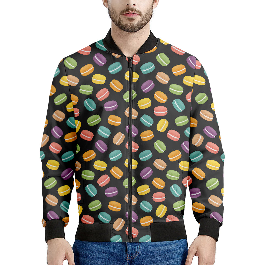 Colorful Macaron Pattern Print Men's Bomber Jacket