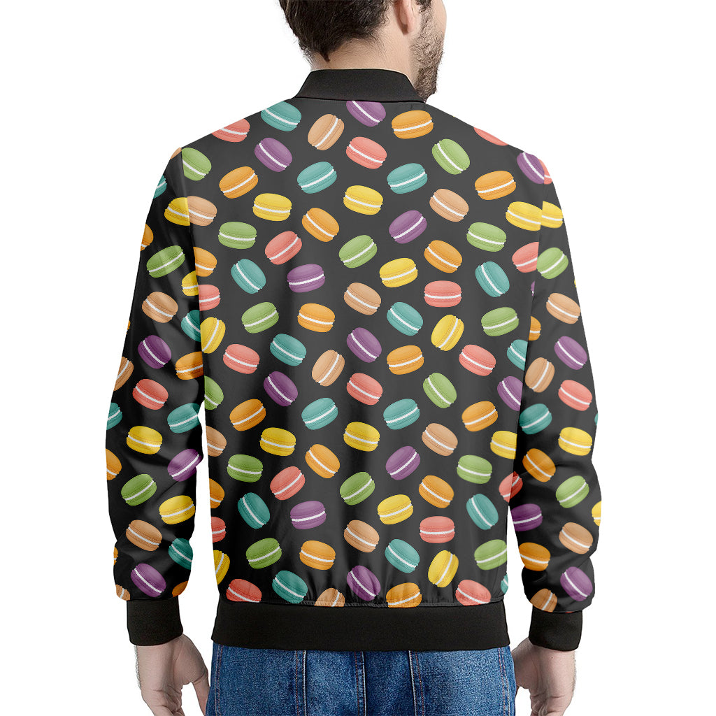 Colorful Macaron Pattern Print Men's Bomber Jacket