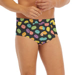 Colorful Macaron Pattern Print Men's Briefs