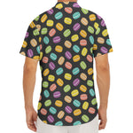 Colorful Macaron Pattern Print Men's Deep V-Neck Shirt