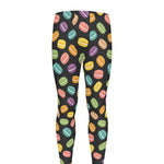 Colorful Macaron Pattern Print Men's leggings
