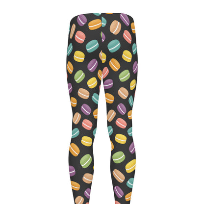 Colorful Macaron Pattern Print Men's leggings