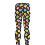 Colorful Macaron Pattern Print Men's leggings