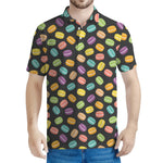 Colorful Macaron Pattern Print Men's Polo Shirt