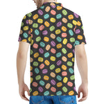 Colorful Macaron Pattern Print Men's Polo Shirt
