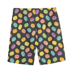 Colorful Macaron Pattern Print Men's Sports Shorts