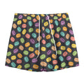 Colorful Macaron Pattern Print Mesh Shorts