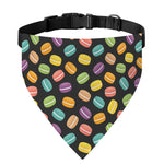 Colorful Macaron Pattern Print Over The Collar Dog Bandana