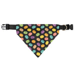 Colorful Macaron Pattern Print Over The Collar Dog Bandana