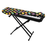 Colorful Macaron Pattern Print Piano Keyboard Cover