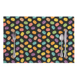 Colorful Macaron Pattern Print Placemat