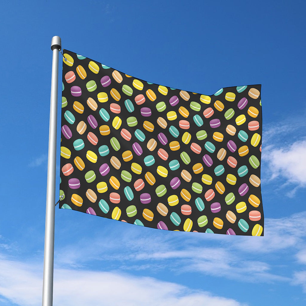 Colorful Macaron Pattern Print Polyester Flag
