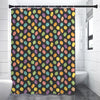 Colorful Macaron Pattern Print Premium Shower Curtain