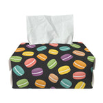 Colorful Macaron Pattern Print Rectangle Tissue Box Cover