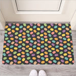Colorful Macaron Pattern Print Rubber Doormat