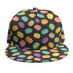 Colorful Macaron Pattern Print Snapback Cap