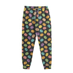 Colorful Macaron Pattern Print Sweatpants