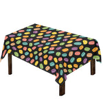 Colorful Macaron Pattern Print Tablecloth