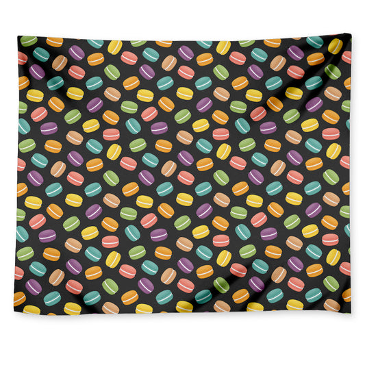Colorful Macaron Pattern Print Tapestry