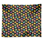 Colorful Macaron Pattern Print Tapestry
