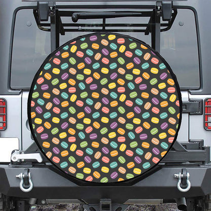 Colorful Macaron Pattern Print Tire Cover