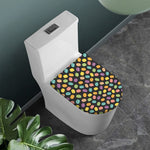 Colorful Macaron Pattern Print Toilet Lid Cover