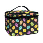 Colorful Macaron Pattern Print Travel Makeup Bag