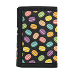 Colorful Macaron Pattern Print Trifold Wallet