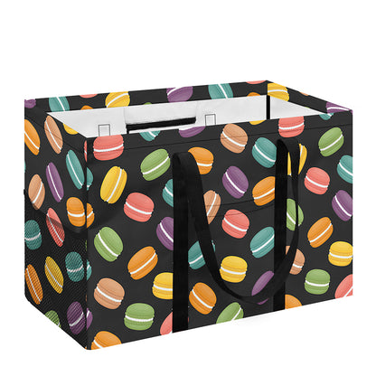Colorful Macaron Pattern Print Utility Tote Bag