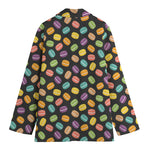 Colorful Macaron Pattern Print Women's Blazer