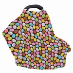 Colorful Macarons Pattern Print Baby Seat Cover
